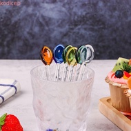 KODICEP1 Teaspoon Kitchen Stirring Tool Glass Heat-Resistant Scoop