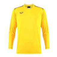 เสื้อกีฬาฟุตบอลแขนยาว แกรนด์สปอร์ต รหัส : 011475 (สีเหลือง)