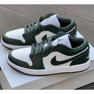 Genuine JD1 Low White Olive Shoes DC0774-113 for men and women, Jordan 1 low white olive real fullbo