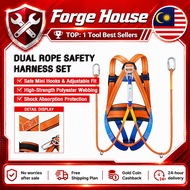5-Point Full Body Safety Harness Double hook Five-point Safety Belt Safety Belt Belt Safety with Buf