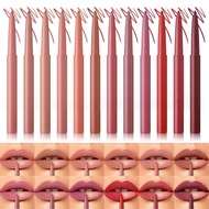 12color Matte Lip Liner Waterproof And Sweat-proof Nude Makeup Long-lasting Fade Lipstick Easy F4