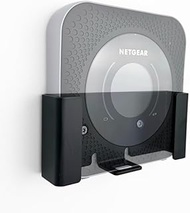 Metal Router Holder Fits Netgear Nighthawk M1 M2 M5 M6 MR1100 MR5200 - Wall Mounted, Glue or Screw,