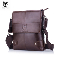 【A SHACK】 BULLCAPTAIN Cowhide One-Shoulder Messenger Bag Mens Business 9.7-Inch Computer Casual Mess