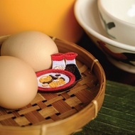 Half Boiled Eggs Iron on Patch