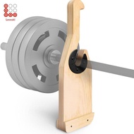 [Shiwaki3] Wood Barbell Loading Jack Stand ARC Edge Labor Saving 18.9x4.9x2.4inch
