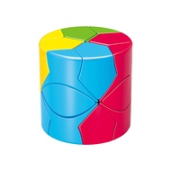 AI-YUN Stickerless 3x3 Cylinder Magic Cube 3x3 Round Column Speed Cube Barrels Puzzle Waterproof No 