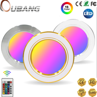 OuBang LED Downlight Spot LED Recessed Smart Dimmable Ceiling 7W9W12W  Round Plafond Light 220V  RGB Color Changing Light Bulb Track Lamp