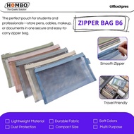 Zipper Bag B6 Pencil Case/ Zipper Folder/ Cosmetic Bag/ Pencil Case/ Zippered Mesh Bag/ Makeup Pouch