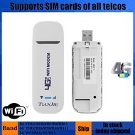 4G Mobile Hotspot 100Mbps 4G LTE Mobile Wifi Router 3G USB Wifi dongle Modem with SIM Card slot Support 3/4G netowork(Support TPG)