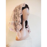 Pink Chapel Veil, Holy Mass, Catholic Church