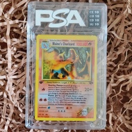Slab frame painting Dot Gym Charizard Holo Symbol 2/132 d7 NF4 12 psa