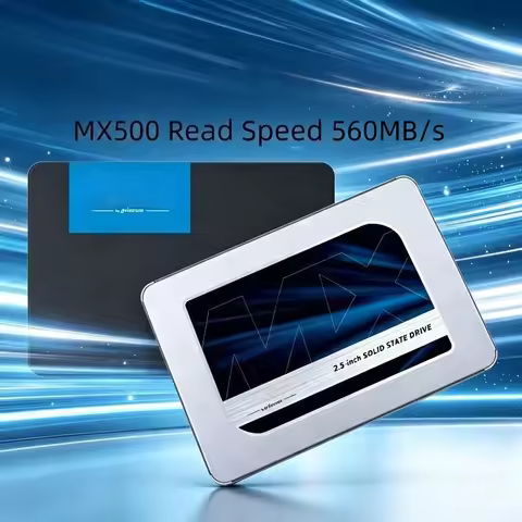 For Crucial MX500 SSD 3D NAND SATA 2.5 inch 500GB 1TB 2TB High Speed Internal Solid State Drive for 