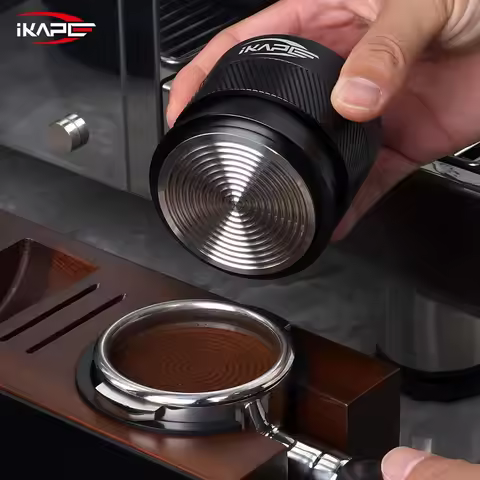 IKAPE Coffee Tamper 51/54/58mm With Spring Loaded Espresso Pressure Tamper For Breville Black Coffee