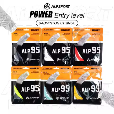 Alpsport Bg95 Original Legal Badminton rackets Strings high elasticity Durable Suitable for Carbon f