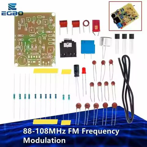 1~5PCS 88-108MHz FM Frequency Modulation Wireless Microphone Module DIY Kits Transmitter Board Parts