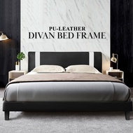 ??PROMOTION??  JUL Divan Bedframe [Canvas Cloth] King/Queen/Single *Katil (NO Mattr / Katil King / Bed Frame king / King Bed Divan / Queen Size / Bed / Katil Queen / Cozy Queen Bed / Divan Bed / Bedframe Queen / Kain Katil / Fabric Bed / Condomi