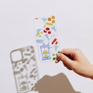 【現貨-NX背板】印花樂X犀牛盾-iPhone/剉冰小皿/果粉色