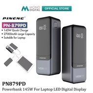 PINENG PN879PD 27000MAH CAPACITY POWERBANK 145W QUICK CHARGE FOR LAPTOP LED DIGITAL DISPLAY FAST CHA