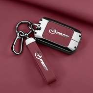 Car key cover for Mazda EZ6 ez-60/130/480/600 Metal car remote control protective shell buckle