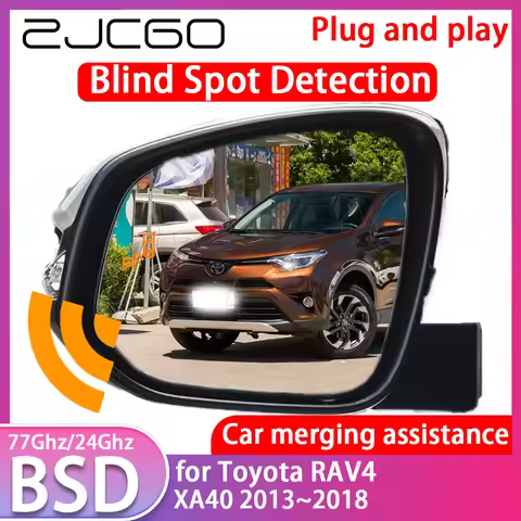 ZJCGO for Toyota RAV4 XA40 2013-2018 Blind Spot Detection Car BSD BSA BSM System Driving Warning Rad