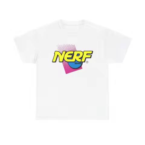 Nerf T Shirt 90S Kids Toys Retro Heavy Cotton