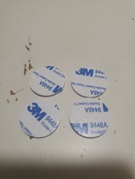 【極罕現貨】3M 9448A 頂級工業級高黏度圓形雙面膠貼 (4片裝) 手機/車載固定神物