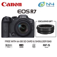 Canon EOS R7 / Canon R7 Mirrorless Camera (FREE Canon Mount Adapter EF-EOS R)