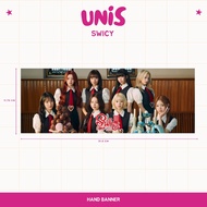 GLOSSY HAND BANNER UNIS SWICY HANDBANNER KPOP UNOFFICIAL ELISIA HYEONJU NANA YOONA GEHLEE KOTOKO