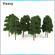 [fixory] 10PCS Model Trees Train Railway Wargame Diorama Architecture Layout  Scale
