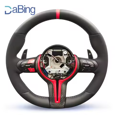 Carbon Trim Alcantara Sport Steering Wheel for BMW F10 F30 F40 M3 F80 M4 F82 M5 F90 X5 F15 X6 F16