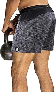 Hyperflex 5'' Women Sports Workout Training Gym Shorts - Black Space Dye G2 - X-Large