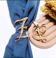 RING HIJAB HURUF INISIAL BROS KOLONG MEWAH