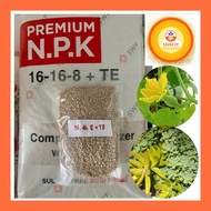 NPK 16 -16 - 8 + TE fertilizer helps plants develop comprehensively at 1kg retail stages