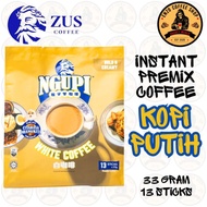 ZUS NGUPI / KOPI PUTIH / WHITE COFFEE ZUS / INSTANT COFFEEMIX - PACK & TRIPLE SACHET