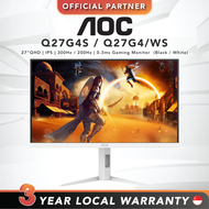 AOC Q27G4S / Q27G4/WS | 27"QHD | IPS | 300Hz / 200Hz | 0.3ms(MPRT) | AdaptiveSync Gaming Monitor (Bl