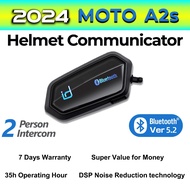 id221 MOTO A2s Helmet Bluetooth SG Headset Motorcycle (A2 Upgrade)