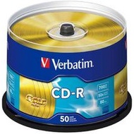 Cd-r 52X VERBATIM GOLD GREEN CB 50x