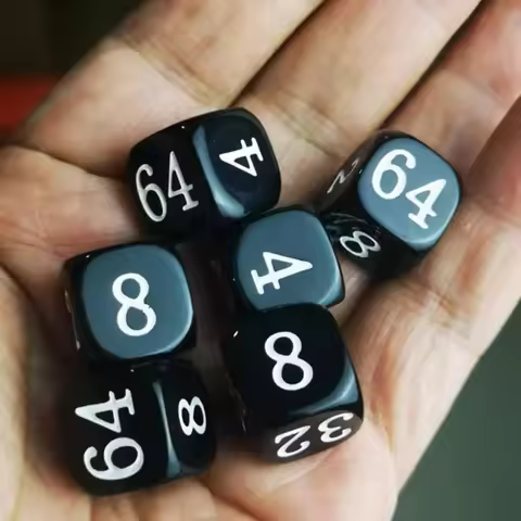 10 Pcs/set 6 Sided Multiple Dice Funny Puzzle Game Education Dice 16mm