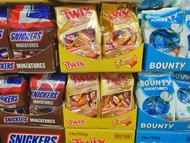 Coklat Langkawi Miniatures Snickers/Mars/Bounty(Coconut/Twix/Celebrations