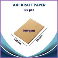 A4 KRAFT PAPER/BOARD 70GSM - 300 GSM Thick Paperboard