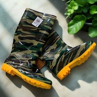 HOA SAN Men's Camouflage Boots, construction boots, work boots, wading boots, gardening boots