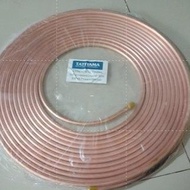 PC PIPA TEMBAGA AC 3/8 ASTM B280 TEBAL 0.71MM X 15 METER TATEYAMA #ONGKIR