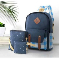 Latest realpict 3in1 girls' back pack bag