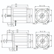 ความเร็วชุด3IK15GN-C 220V มอเตอร์เกียร์ AC 15W + กล่องเกียร์50K 0.15A อัตราส่วนลด
