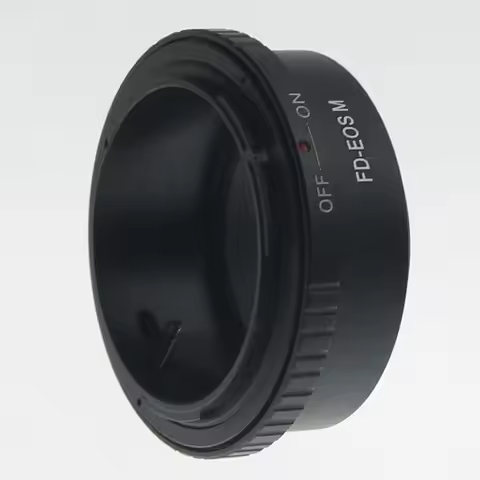 FD-EOSM Aperture control Adapter For Canon FD Lens to EF-M Mount Ring EOS M M3 M5 M10 Mirrorless Cam