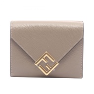 【二手】FENDI三折錢包 FF 鑽石款 8M0480ALV4F1N1G 真皮 FF 鑽石錢包 女士 全新