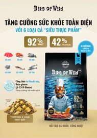tổng hợp thức ăn hạt Bite of wild P42 + K42 + B45 + F42 có topping dành cho mèo - T3 PETS SHOP