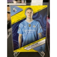 H942 Haaland Manchester City Football Card Topps Superstars 2024