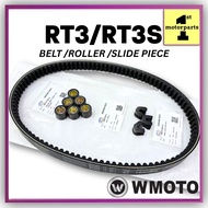 [100% ORI WMOTO] RT3 RT3S BELT BELTING TIMING BELT V BELT ROLLER BUSH SLIDE PIECE ORIGINAL WMOTO