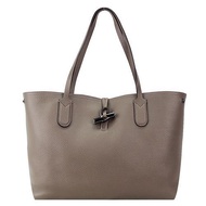 快閃優惠❗️Longchamp Roseau Essential Shoulder Bag Tote Bag 真皮 黑色  灰色 米色 寶藍色 手袋 Handbag 單肩包 生日禮物 女朋友禮物